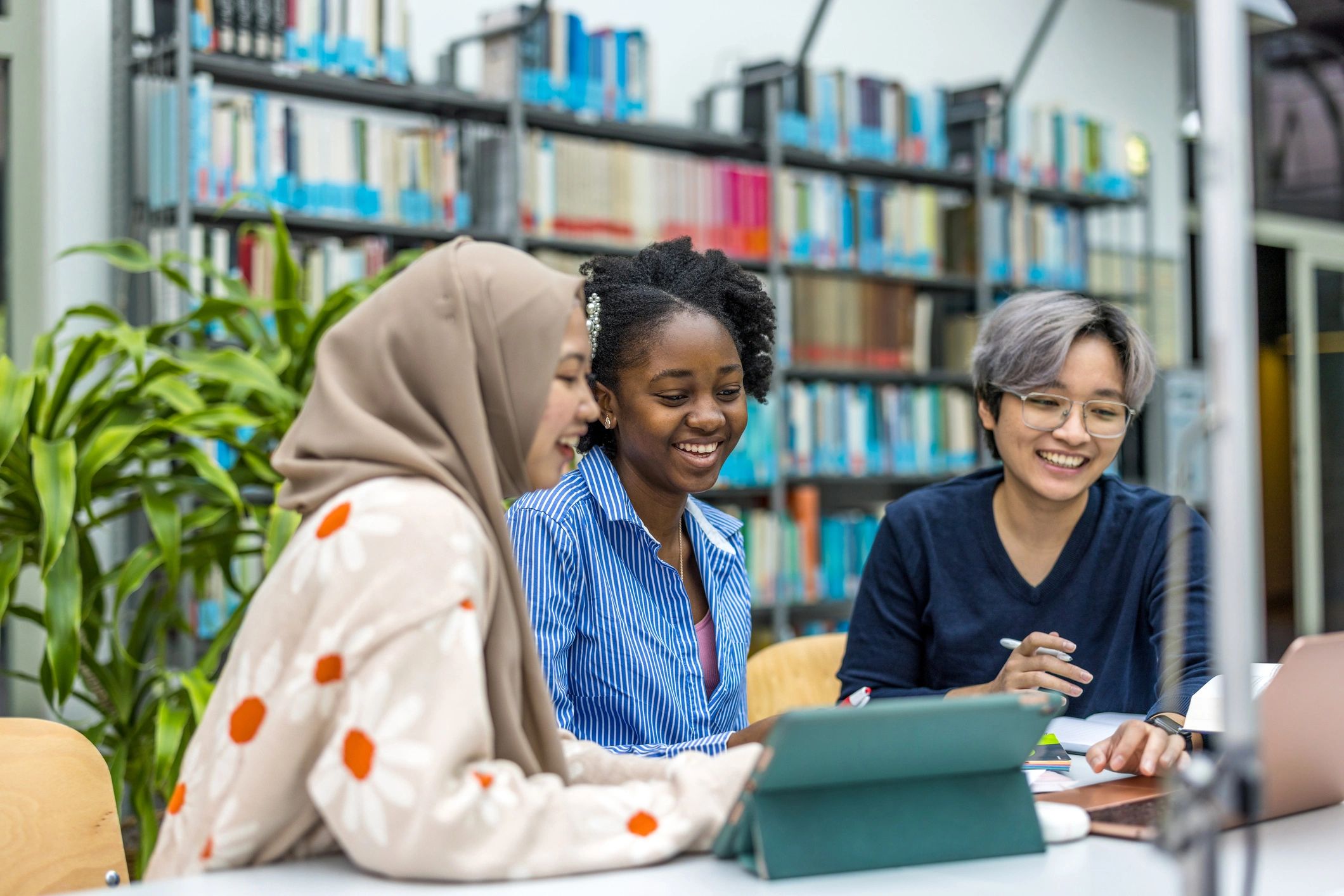 Diverse learners studying together in an inclusive environment